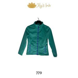 Under Armour, Mens Sweater Large Green Full Zip, logo under armour, Size G.